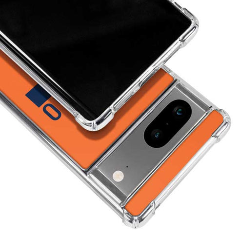 NFL Chicago Bears Orange Performance Series Google Pixel 8a Clear Case